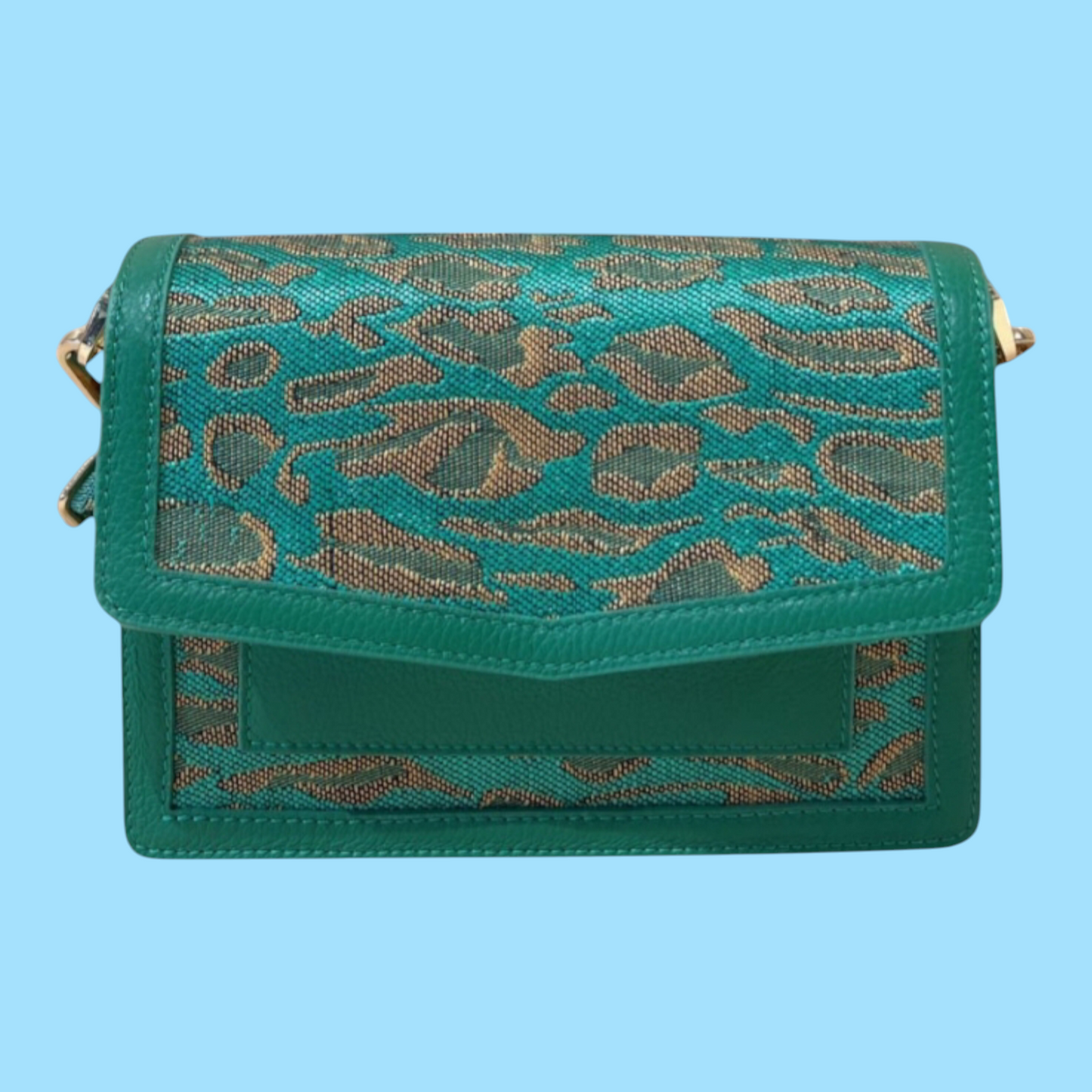 ANGI LUXI Borsa a mano da donna blu grigio -Piccola- - AVS-AURA